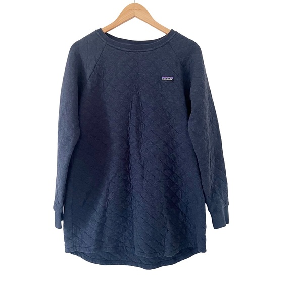 Patagonia Navy Organic Cotton Quilted Tunic - Picture 5 of 10